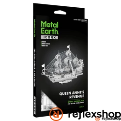 Metal Earth ICONX Anna Királynő bosszúja kalózhajó csomagolás