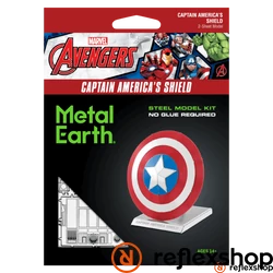 Metal Earth Marvel Avengers - Amerika kapitány pajzsa csomagolás