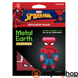 Metal Earth Marvel Bosszúállók - Pókember mini modell - lézervágott acél makettező szett