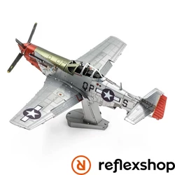 Metal Earth P-51D Mustang Sweet Arlene vadászrepülőgép | félhátsó