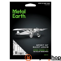 Metal Earth Spirit of Saint Louis repülőgép - lézervágott acél makettező szett