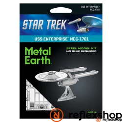 Metal Earth STAR TREK USS Enterprise NCC-1701 - lézervágott acél makettező szett