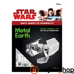 Metal Earth Star Wars Darth Vader TIE Fighter űrrepülője - lézervágott acél makettező szett