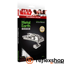 Metal Earth Star Wars Millenium Falcon űrhajó csomagolása