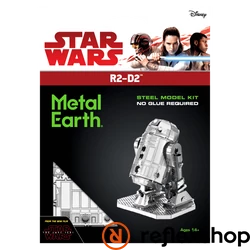 Metal Earth Star Wars R2-D2 droid - lézervágott acél makettező szett