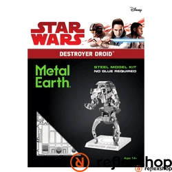 Metal Earth Star Wars Romboló Droid - lézervágott acél makettező szett