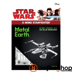 Metal Earth Star Wars X-Wing űrrepülő - lézervágott acél makettező szett