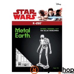 Metal Earth Star Wars Zsivány1-es K-2SO droid csomagolása