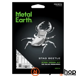 Metal Earth szarvasbogár - lézervágott acél makettező szett