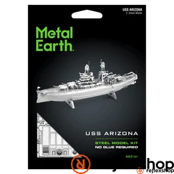 Metal Earth USS Arizona hajó modell