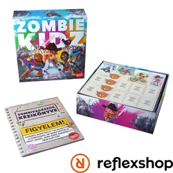 Zombie Kidz: Evolúció társasjáték - doboz és szabályfüzet