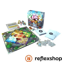 Zombie Kidz: Evolúció társasjáték - a doboz tartalma