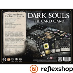 Dark Souls: The Card Game társasjáték dobozhátulj