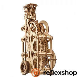 UGEARS Motorblokk óra - mechanikus modell hátulról