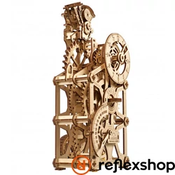 UGEARS Motorblokk óra - mechanikus modell oldalról