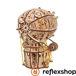 UGEARS Steampunk léghajó - mechanikus modell szemből