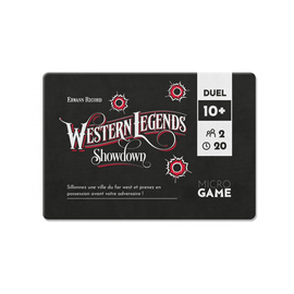 Western Legends Showdown Micro Game társasjáték, angol nyelvű