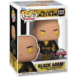 Funko Pop! Movies: DC Black Adam - Black Adam (Flying) (Glows in the Dark) (Amazon Exclusive) #1231 Vinyl Figure #1231