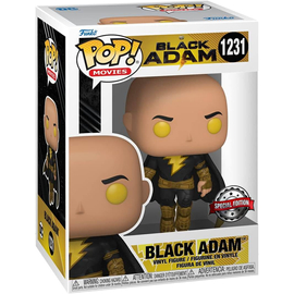 Funko Pop! Movies: DC Black Adam - Black Adam (Flying) (Glows in the Dark) (Amazon Exclusive) #1231 Vinyl Figure