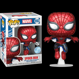 Funko Pop! Marvel Beyond Amazing: Comics 2022 - Spider-Man (Diamond Collection) (Special Edition) #593 Bobble-Head Vinyl Figure