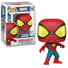 Funko Pop! Marvel: Beyond Amazing - Spider-Man Oscorp Suit (Special Edition) #1118 Bobble-Head Vinyl Figure #1118