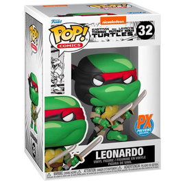 Funko Pop! Comics: Teenage Mutant Ninja Turtles - Leonardo (PX Previews Exclusive) #32 Vinyl Figure.