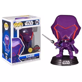 Funko Pop! Star Wars: Visions Karre (Glows in the Dark) (Special Edition) #504 Bobble-Head Vinyl Figure #504