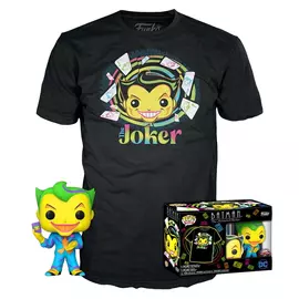 Pop! & Tee: DC Comics:Joker Blacklight: M