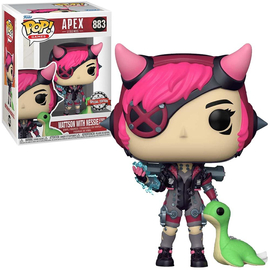 Funko Pop! Games: Apex Legends - Wattson with Nessie (Cyber Punked) (Special Edition) #883 Vinyl Figure.