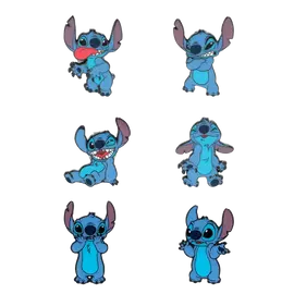 Loungefly: Lilo & Stitch - Funny Faces Stitch meglepetés kitűző