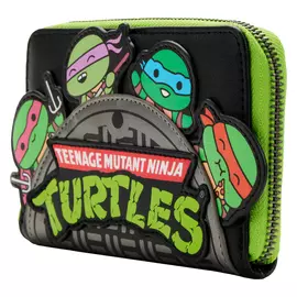 Loungefly Teenage Mutant Ninja Turtles körbe cipzáras pénztárca