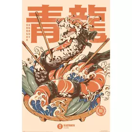 Ilustrata (DRAGON SUSHI) maxi poszter