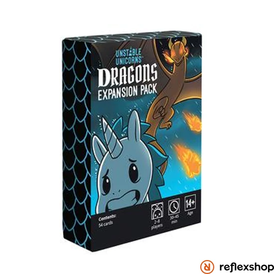 Unstable Unicorns angol nyelvű társasjáték, Dragons kiegészítő