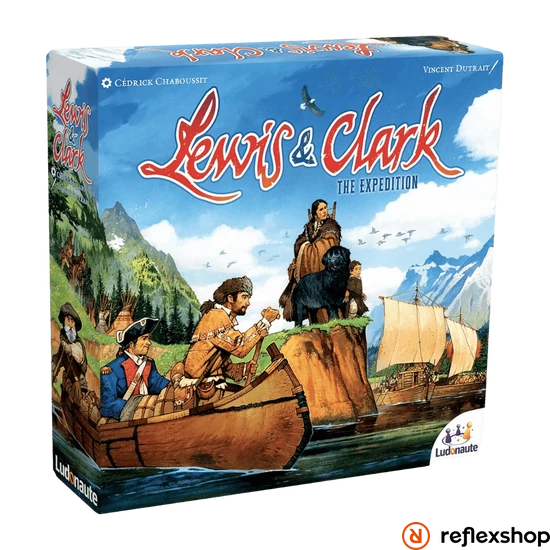 Lewis & Clark The Expedition társasjáték, angol nyelvű