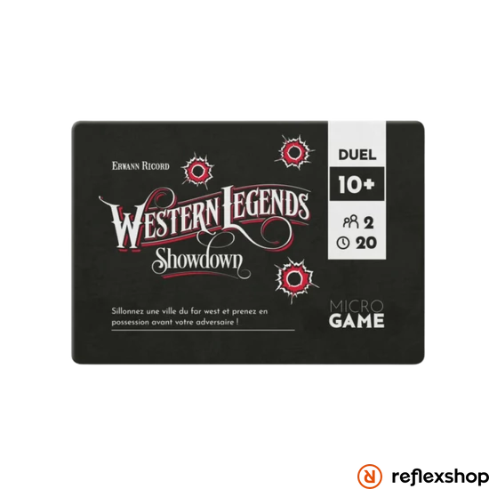 Western Legends Showdown Micro Game társasjáték, angol nyelvű