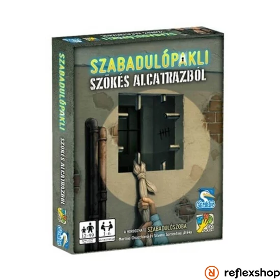Szabadulópakli: Szökés Alcatrazból társasjáték borító