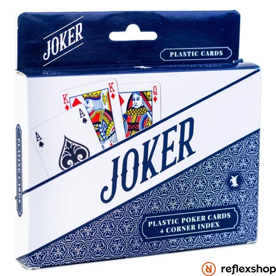 Joker dupla 100% plasztik póker kártya 4 indexes