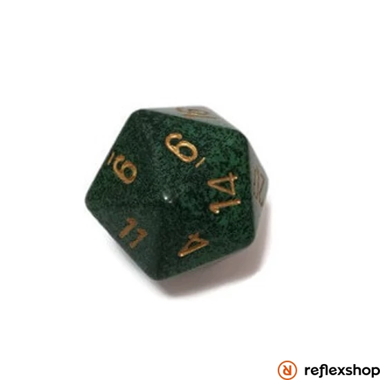 d20 kocka, nagy, foltos, golden recon