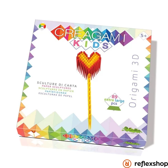 Creagami Kids-3D origami készlet, Szív