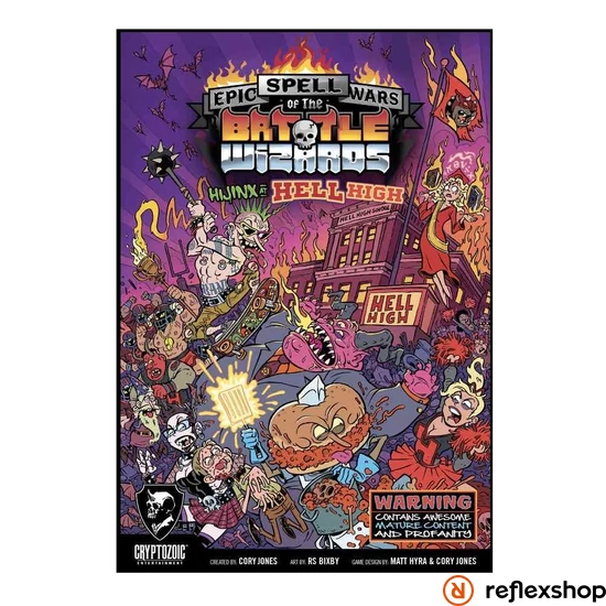 Epic Spell Wars of the Battle Wizards: Hijinx- Hell High társasjáték