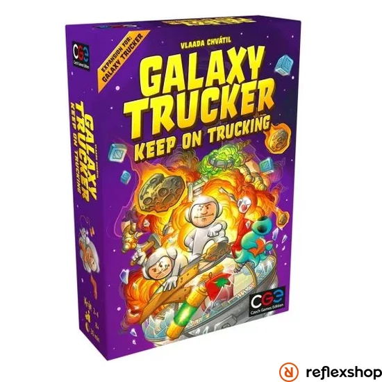 Galaxy Trucker Keep on Trucking angol nyelvű társasjáték kiegészítő