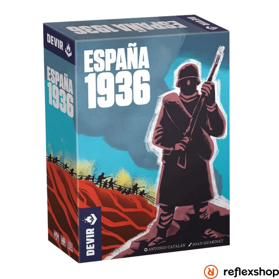 Espana 1936 társasjáték, angol nyelvű