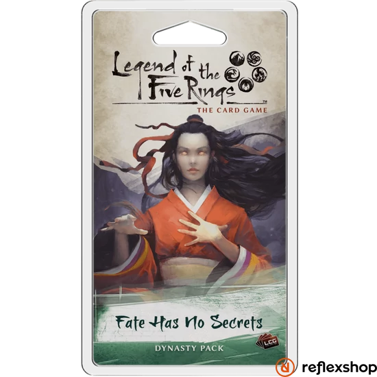 Legend of The Five Rings LCG Fate Has No Secrets angol nyelvű kiegészítő