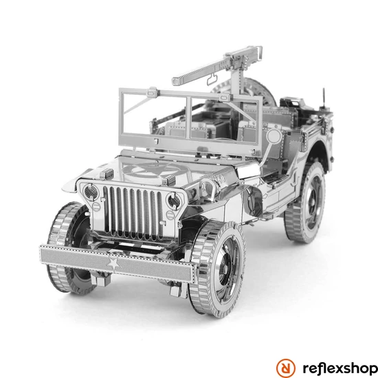 Metal Earth ICONX Willys Overland terepjáró - nagyméretű lézervágott acél makettező szett