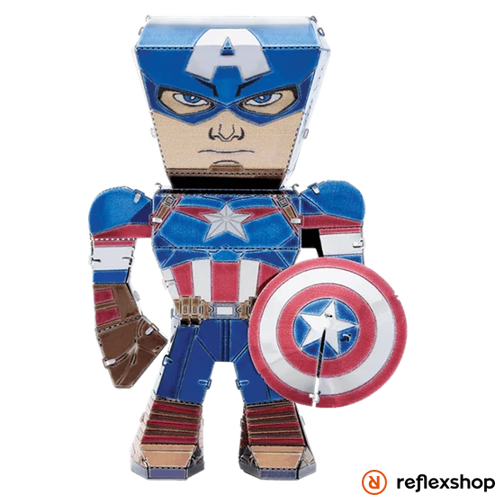 Metal Earth Marvel Bosszúállók - Amerika Kapitány mini modell