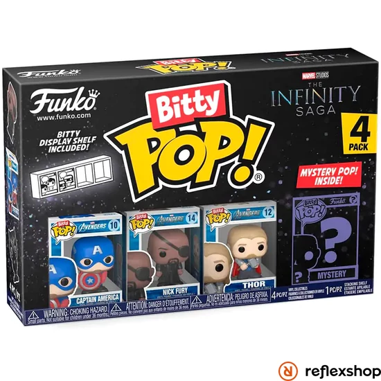 Funko Bitty POP! Marvel: Captain America 4PK figura