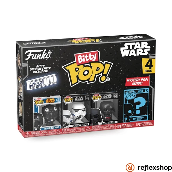 Funko Bitty POP! Star Wars- Darth Vader 4PK figura