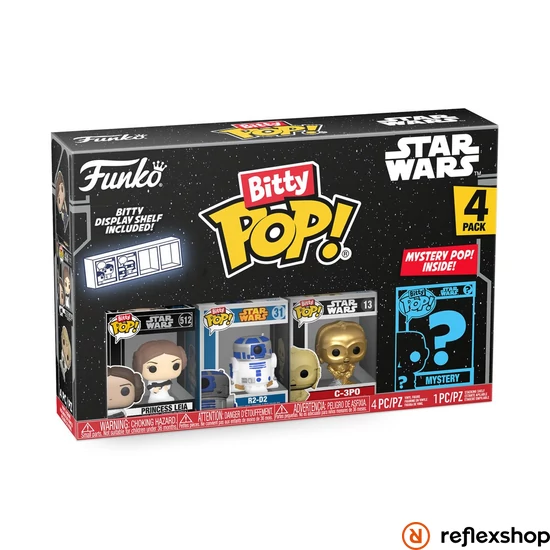 Funko Bitty POP! Star Wars- Leia 4PK figura