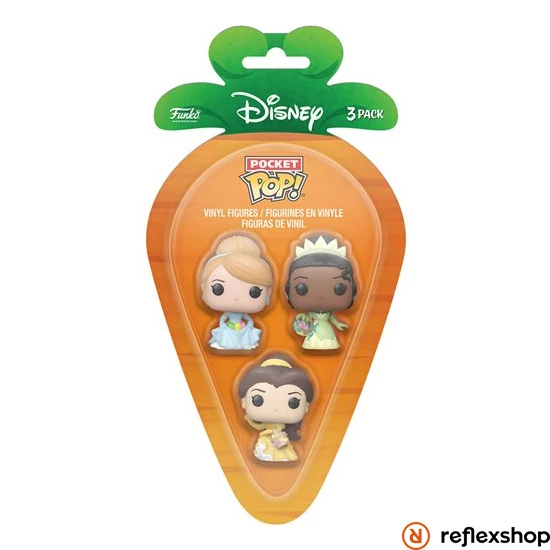 Funko Carrot Pocket POP! Disney - Cinderella/ Belle/ Tiana figura