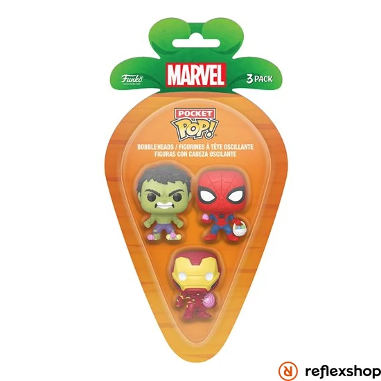 Funko Carrot Pocket POP! Marvel - SM/IM/H 3PK figura